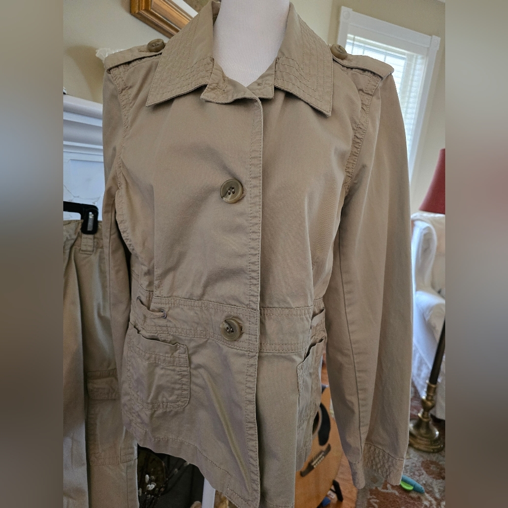 Casual Pants & Jacket, 100 % Cotton Liz Claiborne Size 14